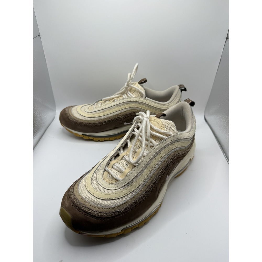 Nike Air Max 97 DQ8996-200 Mens 8.5 Sneakers Muslin Pink Foam Lace Up Shoes